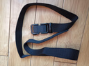 男士无牙自动扣皮带尼龙帆布编织腰带户外休闲百搭工装战术裤腰带 黑色 实拍图