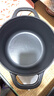 双立人（ZWILLING）珐琅锅汤锅铸铁锅圆形炖锅煲汤锅烹饪锅具燃气电磁炉通用黑色20cm 实拍图