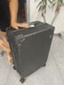 梵地亚26英寸行李箱多功能箱包拉杆箱学生大容量旅行密码箱皮箱杯架灰色 实拍图