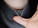 潘多拉（PANDORA）[圣诞礼物]心想事成爱心吊坠项链颈饰简约精致生日礼物送女友 实拍图