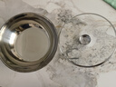 不锈钢和面盆加深揉面盆家用厨房打蛋洗菜发面汤盆汤锅大盆火锅 30cm不锈钢和面盆+玻璃盖 实拍图