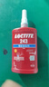 乐泰/loctite 243 螺丝胶 螺纹锁固胶剂 NSF认证中等强度通用型密封单组分厌氧胶水 蓝色 250ml/1支装 实拍图
