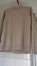 京东京造【100%山羊绒】半高领毛衣女针织衫 燕麦色 L 实拍图