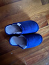 回力日系柔软情侣棉拖秋冬家居室内保暖棉鞋男款HL0006蓝色42-43码 实拍图