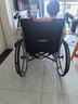 鱼跃 (yuwell)手动轮椅车H062折叠老人轻便免充气铝合金旅行手推代步 实拍图