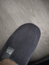 回力纯色全包棉鞋情侣室内外防滑保暖棉拖鞋HLX0233灰色44-45码 实拍图