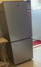 荣事达（Royalstar）小冰箱小型家用出租房双门一级能效宿舍冷藏冷冻两用节能电冰箱 112L9RSZ【一级能效】【三天不到1度电】银 实拍图
