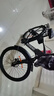 五羊锂电池助力电动自行车禧玛诺变速超长续航山地车男女士双碟刹单车 磨砂黑T5N-10A-26寸-助力续航约100km 实拍图
