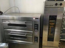 猎钢狼烤箱商用电烤箱大容量商用烤箱燃气煤气液化气烤箱摆摊用单层双层三层烤披萨蛋挞面包蛋糕月饼烧饼 【旋钮大窗款】1层1盘-220V-300℃ 实拍图