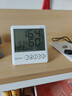 MITIR温度计室内家用温湿度计电子闹钟温度表简约室温计HTC-6 实拍图