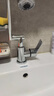 科固（KEGOO）机械臂不锈钢水龙头洗脸盆面盆洗手池 卫生间浴室冷热招财猫K1057 实拍图
