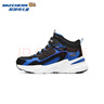 Skechers斯凯奇儿童秋冬休闲男女童二棉鞋轻质加绒保暖靴405222L/302583L 男童/黑色/宝蓝色/BKRY 38 实拍图