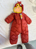巴拉巴拉童装婴儿连体衣轻薄羽绒服宝宝衣服2025冬装抱衣爬服男童女童萌趣 红色糖葫芦-白鸭绒 73 cm-充绒量37g 实拍图