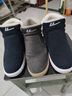 回力棉鞋男鞋冬季加绒加厚雪地靴男保暖防滑防水休闲鞋面包高帮靴子男 蓝色WBN3146 42 实拍图