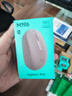 罗技（Logitech）M196 无线蓝牙鼠标 办公鼠标 笔记本商务办公家用 小巧便携 对称手型 石墨灰 实拍图