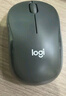 罗技（Logitech）M221 轻音鼠标 无线鼠标 办公鼠标 对称鼠标 带无线微型接收器 雾霭蓝 实拍图