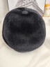 安振毅 中老年帽子男冬季加绒加厚保暖护耳老人帽子爸爸爷爷鸭舌帽 加绒加厚【内含护耳】  黑色 均码 实拍图
