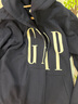 GAP男女装2025秋季新款logo印花抓绒宽松运动连帽衫卫衣786920 海军蓝 3XL (185/108A)亚洲尺码【偏大,建议拍小一码】 实拍图