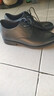 红蜻蜓真皮秋冬男士高级感正装皮鞋德比鞋婚鞋内增高鞋 WTA7376 黑色42 实拍图
