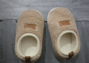 【全网爆款】儿童棉拖鞋冬季男童室内家居鞋包跟防滑软底女童棉鞋 卡其色 34.5 适合脚长21cm 实拍图