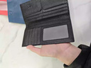 七匹狼（SEPTWOLVES）钱包男士长款真皮2026新款超薄头层牛皮拉链钱夹爸爸皮夹手包卡包 超薄黑拉链款3A3071031-01 实拍图