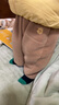 嘟嘟家宝宝双面绒裤子秋冬儿童加厚长裤男童冬季休闲裤女童冬装 棕色110 实拍图