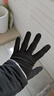 迪卡侬户外运动男女跑步健身骑行轻薄舒适保暖触屏手套纯黑色S-4564121 实拍图