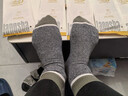 浪莎袜子男100%纯棉秋冬男士抗起球抗菌透气防臭中筒袜吸汗袜男袜 【礼盒装】纯棉抗菌防臭袜 6双 均码 （吸汗透气) 实拍图