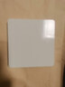 德力西（DELIXI）开关插座面板 CD821系列 面盖挡板 空白填空面板 时尚白大板 实拍图