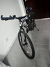 EG7山地自行车成人学生变速越野单车双减震赛车26寸青少年男女 辐条【加厚防滑轮-更安全】黑白 26寸21速【适合：160-180CM】 实拍图