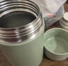 苏泊尔焖烧杯316L不锈钢焖烧壶食品级保温饭盒男女款真空保温杯闷烧壶罐 自带餐勺-灰豆绿800mL 实拍图