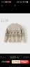 戴维贝拉（DAVE＆BELLA）冬季新款儿童半高领费尔岛毛衣男童长袖上衣小男孩套头衫大童衣服 浅卡其【现货】 130 cm（建议身高120-130cm） 晒单实拍图