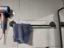 馨沛吸盘毛巾架卫生间置物架浴室免打孔浴巾架拖鞋架单杆收纳壁挂架子 实拍图