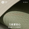 哈他瑜伽垫健身防滑垫静音跳绳垫环保加大加厚TPE新色80/8苍绿 实拍图