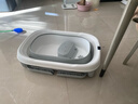 世纪宝贝（babyhood）儿童泡澡桶折叠浴桶 婴儿洗澡盆0-10岁家用加大感温款 赠浴凳330 实拍图