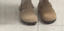 东园物作真皮休闲日系外穿舒适百搭真皮软木男女款圆头平底防滑全包勃肯鞋 卡其色【以此颜色为准】 39 【偏大一码】 实拍图