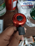 山地车自行车铃铛隐形Q铃铛车把环形铝合金隐形铃小巧易安装 红色1个 实拍图