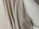南极人（Nanjiren）床单1.8x2米床加厚棉麻被单单件家用纯色防尘床罩三件套2026新款 原点-浅驼【90%棉+10%亚麻 亲肤透气可裸睡】 245x250cm床单单件【适合1.8m床】 实拍图