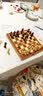DALYKATE【人气推荐】国际象棋实木高档儿童磁性便携西洋棋子国际象棋比赛 24cm小号象棋(送双后) 实拍图