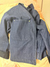 优衣库女装休闲拉链短茄克/外套巴恩风翻领时尚夹克 新款479208 69 藏青色(深牛仔色) 2XL /165/100B 实拍图