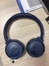JBLTUNE520BT头戴式蓝牙无线耳机 通话降噪耳机耳麦 手机电脑笔记本耳机 蓝色 实拍图