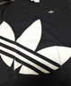 adidas经典时尚宽松抓绒圆领卫衣套头衫男女秋季阿迪达斯三叶草 黑色 XL 实拍图