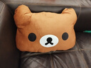 轻松熊宿舍床头靠垫床头软包靠枕大学生上下铺靠背寝室卧室礼物 轻松熊-棕色 63cm*33cm 含枕芯 实拍图