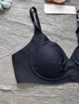 ubras【虞书欣同款】夹心软支撑本命年小胸聚拢女无痕内衣无钢圈文胸罩 【背勾款】黑色 L 80A/80B 实拍图