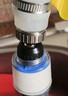 水龙头净水器家用过滤器花洒防溅水龙头嘴厨房万向旋转过滤三档可调增压龙头过滤 一机一芯 实拍图