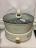 美的（Midea）电煮锅 小电锅 电蒸锅 宿舍小锅多功能锅辅食锅 1.6L学生寝室一体泡面小火锅电煮锅XZE2017 配蒸笼 实拍图