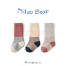 尼多熊儿童袜子秋冬中长筒袜子四季棉袜长筒新生儿透气宝宝堆堆袜子儿童 实拍图