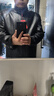 皮尔卡丹（pierre cardin）高端 绵羊皮真皮软皮衣男士秋冬加厚加绒中年皮夹克爸爸装皮外套 1961黑色【加绒】 加厚 2XL 185(150-165斤) 实拍图