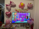 多美忆生日场景布置女孩生日气球儿童道具氛围装饰快乐桌飘装扮粉色套餐 实拍图