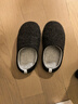 内泊（NEIBO）【抑菌防臭】乳胶棉拖鞋女冬季大码男士家居防滑软底保暖羊毛茶38 实拍图